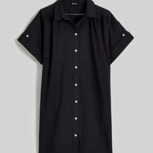 Madewell Collared Button Front Mini Shirtdress Sz XL